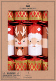 Christmas Crackers - 12 Santa And Friends 12 inch Family Christmas Crackers, Christmas Crackers in France, Crackers de Noel, Petards de Noel en France, Diablotins en France
