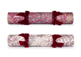 Christmas Crackers - 6 Red Festive Botanicals 13 inch Cracker