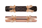 Cracker de Navidad - 6 Crackers de Navidad de 13 pulgadas Regency Midnight Gold