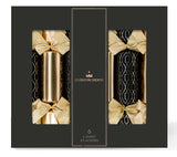 Christmas Crackers - 6 Regency Midnight Gold 13 inch Christmas Crackers, Christmas Crackers in France, Crackers de Noel, Petards de Noel en France, Diablotins en France
