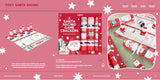 Christmas Crackers - 6 Santa Racing Game 12 inch Crackers from Heart and Soul Studio Celebration Crackers, Christmas Crackers in France, Crackers de Noel, Petards de Noel en France, Diablotins en France