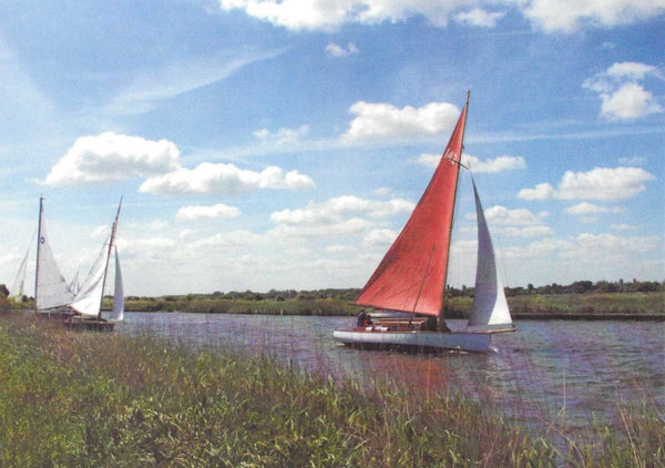 Birthday Card - Sailing At Thurne Regatta