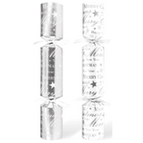 Heart and Soul Studio Celebration Christmas Crackers - Silver Text 11 inch Christmas Crackers, Christmas Crackers in France, Crackers de Noel, Petards de Noel en France, Diablotins en France