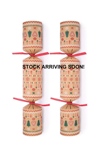 Christmas Crackers - Kraft Bauble 11 inch Charity Christmas Crackers (Minimum Order 6) - Click Image to purchase