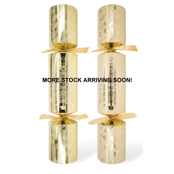Christmas Crackers - Golden Botanical 12 inch  Crackers (Minimum Order 6) - Click Image to purchase