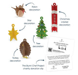 Christmas Crackers - Kraft Bauble 11 inch Charity Christmas Crackers (Minimum Order 6) - Click Image to purchase