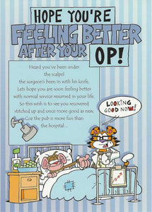 Get Well Soon Card - After Your Op!