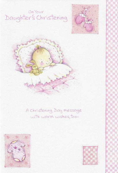 Christening Card - Daughter's Christening Day