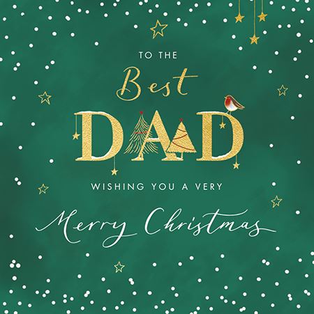 Ling Design Christmas Card - Dad - Merry Christmas, English Christmas Cards in France