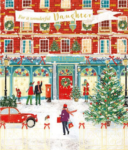 Ling Design Christmas Card - Daughter - Christmas Eve, English Christmas Cards in France
