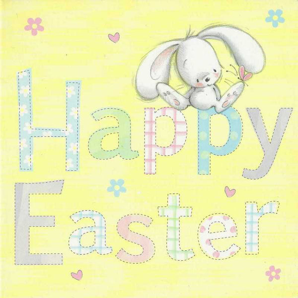 Easter Cards - Pack of 4 - The Easter Bunny, Easter Cards in France, Cartes de Paques en France, English Cards in France