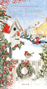 Ling Design Christmas Card - Special Friends - Festive Village, English Christmas Cards in France