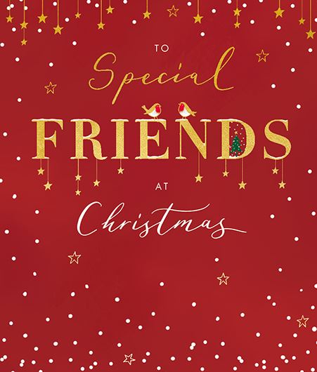 Ling Design Christmas Card - Special Friends - Festive Foliage, English Christmas Cards in France