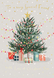 Ling Design Christmas Card - Special Friend - Oh Christmas Tree, English Christmas Cards in France