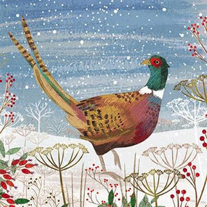 The Great British Card Company Christmas Cards - 12 Luxury Cards - Robins, Pheasant, Owl, English Christmas Cards In France