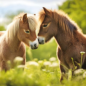 Blank Card - Wild Horses from the Great British Card Company, English Cards in France