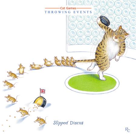 Children's Birthday Card - Slipped Discus