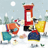 The Great British Card Company Christmas Cards - 16 Luxury Cards - Last Post, Wishing Ewe a Merry Christmas, English Christmas Cards In France