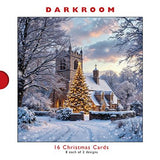Christmas Cards - 16 Luxury Cards - Christmas Churches From The Great British Card Company, English Christmas cards in France