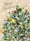 The Great British Card Company Christmas Cards - 8 Luxury Cards - Oleo Tree, Oleo Wreath, English Christmas Cards In France