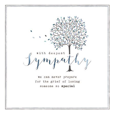 Sympathy Card - Tree