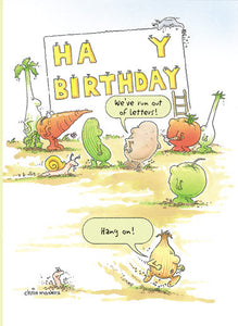 Humour Card - Ha**Y Birthday