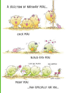 Humour Card - O A Peas