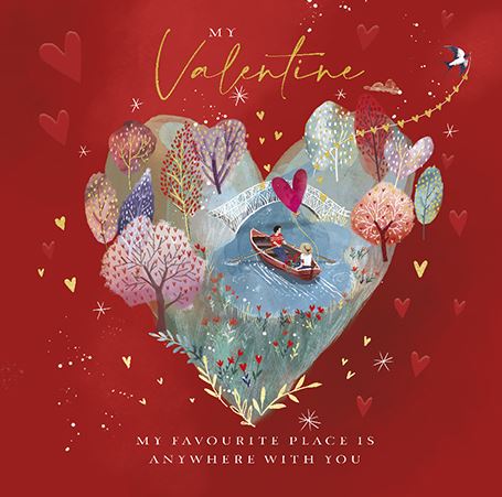 Valentine's Day Card - Lovely Day from the Great British Card Company, English Cards in France