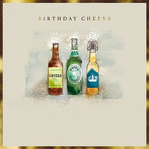 Birthday Card - Beers from the Great British Card Company, English Cards in France