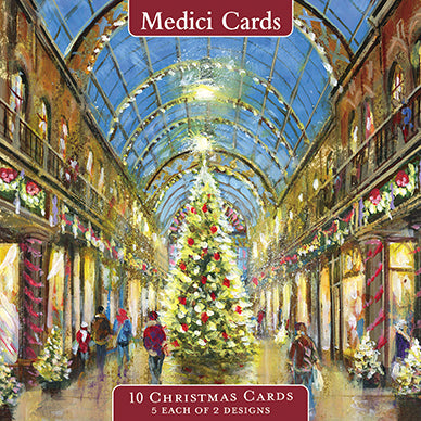 Christmas Cards - 10 Cards - Arcade / Christmas Lights from The Great British Card Company, Advent Calendars in France, English Christmas Cards in France