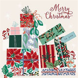 The Great British Card Company Christmas Cards - 10 Cards - Christmas Stockings, Christmas Presents, English Christmas Cards In France