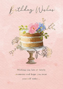 Birthday Card - Birthday Cake from the Great British Card Company, English Cards in France