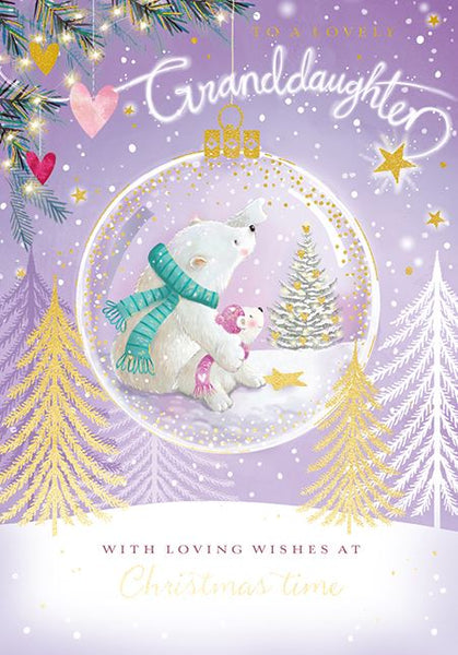 Ling Design Christmas Card - Granddaughter - A Star For The Tree, English Christmas Cards in France