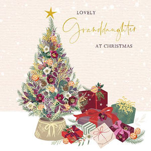 Ling Design Christmas Card - Granddaughter - Christmas Morning, English Christmas Cards in France