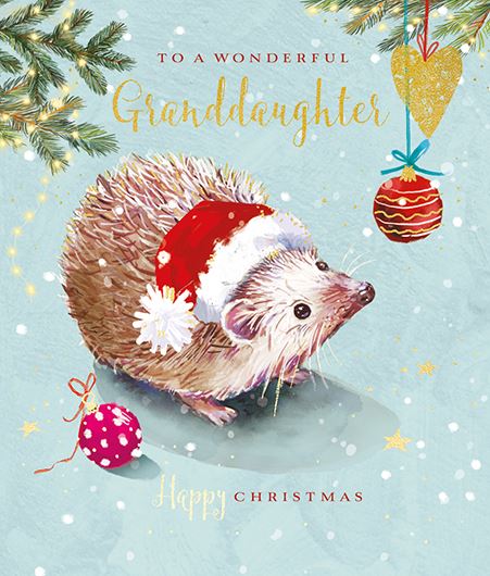 Ling Design Christmas Card - Granddaughter - 'Tis The Season, English Christmas Cards in France