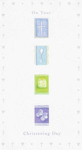 Christening Card - Icons