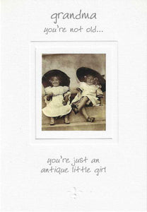 Grandma Birthday - Antique Little Girl