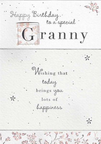 Granny Birthday - Pretty Pattern