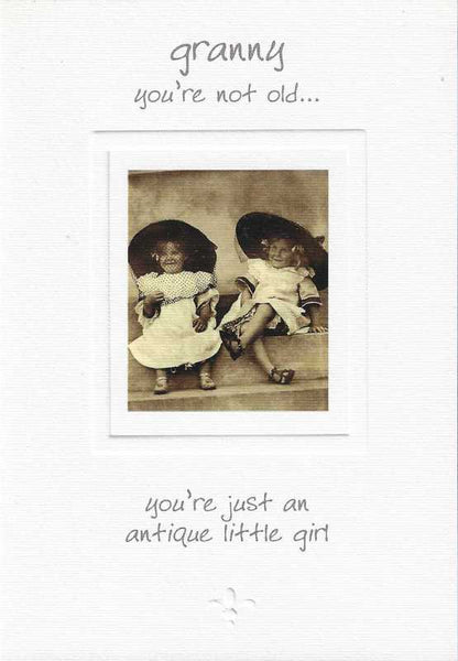 Granny Birthday - Antique Little Girl