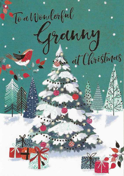 Christmas Card - Granny - Warm Christmas Wishes