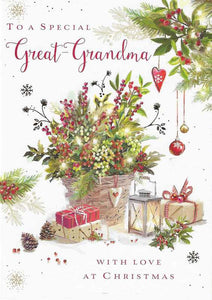 Christmas Card - Great-Grandma - Garden Gifts