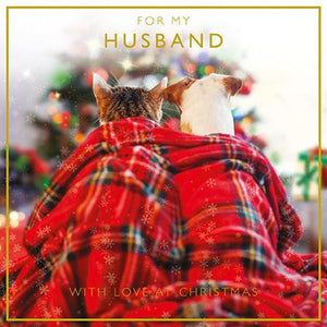 Christmas Card - Husband - Cosy Christmas Couple from The Art Group, English cards in France