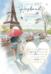Husband Birthday - Romantic Walk from Ling Design, English Cards in France
