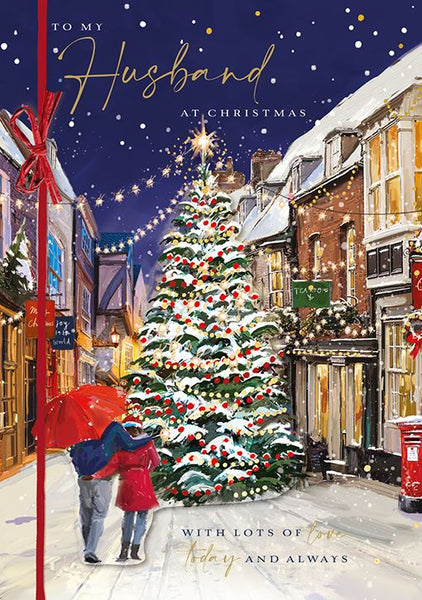 Ling Design Christmas Card - Husband - Christmas Eve, English Christmas Cards in France