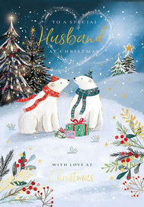 Ling Design Christmas Card - Husband - Special Moments, English Christmas Cards in France