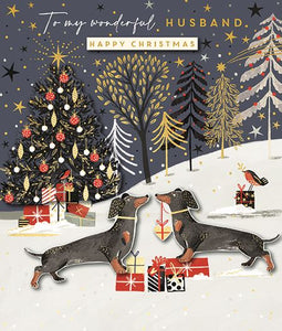 Christmas Card - Husband - Presents For You from Talking Pictures, English Christmas Cards in France