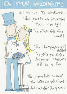 Wedding Card - After The Speeches!