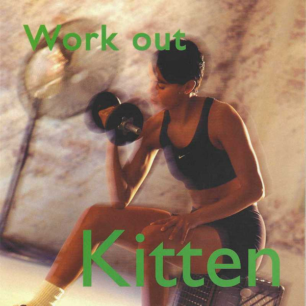 Birthday Card - Work Out Kitten