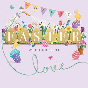 Easter Card - Easter Wishes from Ling Design, Easter Cards in France, Cartes de Paques en France, English Cards in France