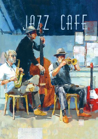 Birthday Card - Jazz Cafe